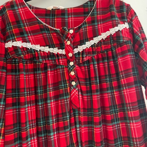 Secret Treasures Other - Secret Treasures Red Plaid Kids Nightgown Girl’s 10-12